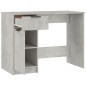 vidaXL Schreibtisch Betongrau 100x50x75 cm Holzwerkstoff vidaXL Schreibtisch Betongrau 100x50x75 cm Holzwerkstoff