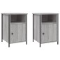 vidaXL Nachttische 2 Stk. Grau Sonoma 40x42x60 cm Holzwerkstoff vidaXL Nachttische 2 Stk. Grau Sonoma 40x42x60 cm Holzwerkstoff