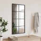 vidaXL Wandspiegel Schwarz 40x80 cm Rechteckig Eisen vidaXL Wandspiegel Schwarz 40x80 cm Rechteckig Eisen