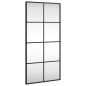 vidaXL Wandspiegel Schwarz 40x80 cm Rechteckig Eisen vidaXL Wandspiegel Schwarz 40x80 cm Rechteckig Eisen