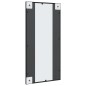 vidaXL Wandspiegel Schwarz 40x80 cm Rechteckig Eisen vidaXL Wandspiegel Schwarz 40x80 cm Rechteckig Eisen