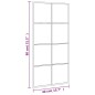 vidaXL Wandspiegel Schwarz 40x80 cm Rechteckig Eisen vidaXL Wandspiegel Schwarz 40x80 cm Rechteckig Eisen