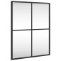 vidaXL Wandspiegel Schwarz 40x50 cm Rechteckig Eisen vidaXL Wandspiegel Schwarz 40x50 cm Rechteckig Eisen