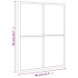 vidaXL Wandspiegel Schwarz 40x50 cm Rechteckig Eisen vidaXL Wandspiegel Schwarz 40x50 cm Rechteckig Eisen