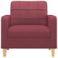 vidaXL Sofasessel Weinrot 60 cm Stoff vidaXL Sofasessel Weinrot 60 cm Stoff
