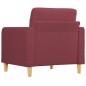 vidaXL Sofasessel Weinrot 60 cm Stoff vidaXL Sofasessel Weinrot 60 cm Stoff