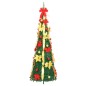 vidaXL Pop-Up-Weihnachtsbaum Künstlich 100 LEDs Grün 150 cm vidaXL Pop-Up-Weihnachtsbaum Künstlich 100 LEDs Grün 150 cm