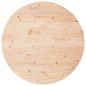 vidaXL Tischplatte Rund Ø80x3 cm Massivholz Kiefer vidaXL Tischplatte Rund Ø80x3 cm Massivholz Kiefer