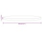 vidaXL Tischplatte Rund Ø80x3 cm Massivholz Kiefer vidaXL Tischplatte Rund Ø80x3 cm Massivholz Kiefer