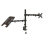 vidaXL Monitorhalterung Schwarz Stahl VESA 75/100 mm vidaXL Monitorhalterung Schwarz Stahl VESA 75/100 mm