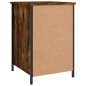 vidaXL Nachttisch Räuchereiche 40x42x60 cm Holzwerkstoff vidaXL Nachttisch Räuchereiche 40x42x60 cm Holzwerkstoff