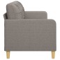 vidaXL 3-Sitzer-Sofa Taupe 180 cm Stoff vidaXL 3-Sitzer-Sofa Taupe 180 cm Stoff