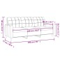 vidaXL 3-Sitzer-Sofa Taupe 180 cm Stoff vidaXL 3-Sitzer-Sofa Taupe 180 cm Stoff