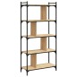 vidaXL Bücherregal 5 Böden Sonoma-Eiche 76x32x158 cm Holzwerkstoff vidaXL Bücherregal 5 Böden Sonoma-Eiche 76x32x158 cm Holzwerkstoff