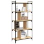 vidaXL Bücherregal 5 Böden Sonoma-Eiche 76x32x158 cm Holzwerkstoff vidaXL Bücherregal 5 Böden Sonoma-Eiche 76x32x158 cm Holzwerkstoff