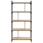 vidaXL Bücherregal 5 Böden Sonoma-Eiche 76x32x158 cm Holzwerkstoff vidaXL Bücherregal 5 Böden Sonoma-Eiche 76x32x158 cm Holzwerkstoff