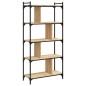 vidaXL Bücherregal 5 Böden Sonoma-Eiche 76x32x158 cm Holzwerkstoff vidaXL Bücherregal 5 Böden Sonoma-Eiche 76x32x158 cm Holzwerkstoff