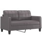 vidaXL 2-Sitzer-Sofa Grau 140 cm Kunstleder vidaXL 2-Sitzer-Sofa Grau 140 cm Kunstleder