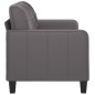 vidaXL 2-Sitzer-Sofa Grau 140 cm Kunstleder vidaXL 2-Sitzer-Sofa Grau 140 cm Kunstleder