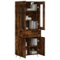 vidaXL Highboard Räuchereiche 69,5x34x180 cm Holzwerkstoff vidaXL Highboard Räuchereiche 69,5x34x180 cm Holzwerkstoff
