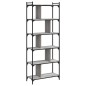 vidaXL Bücherregal 6 Böden Grau Sonoma 76x32x192 cm Holzwerkstoff vidaXL Bücherregal 6 Böden Grau Sonoma 76x32x192 cm Holzwerkstoff