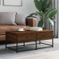 vidaXL Couchtisch Braun Eichen-Optik 100x51x40 cm Holzwerkstoff vidaXL Couchtisch Braun Eichen-Optik 100x51x40 cm Holzwerkstoff