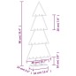 vidaXL Metall-Weihnachtsbaum für Dekorationen Schwarz 90 cm vidaXL Metall-Weihnachtsbaum für Dekorationen Schwarz 90 cm