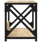 vidaXL Druckerständer 2 Ablagen Sonoma-Eiche 44x26x31,5 cm vidaXL Druckerständer 2 Ablagen Sonoma-Eiche 44x26x31,5 cm