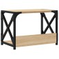 vidaXL Druckerständer 2 Ablagen Sonoma-Eiche 44x26x31,5 cm vidaXL Druckerständer 2 Ablagen Sonoma-Eiche 44x26x31,5 cm