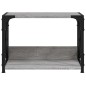 vidaXL Druckerständer 2 Ablagen Grau Sonoma 44x26x31,5cm Holzwerkstoff vidaXL Druckerständer 2 Ablagen Grau Sonoma 44x26x31,5cm Holzwerkstoff