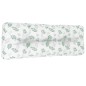Palettenkissen Blattmuster 120x40x12 cm Stoff Palettenkissen Blattmuster 120x40x12 cm Stoff