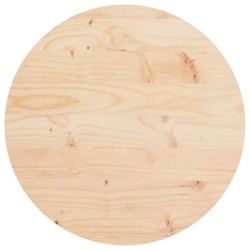 vidaXL Tischplatte Rund Ø40x3 cm Massivholz Kiefer
