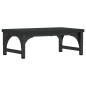 vidaXL Monitorständer Schwarz 37x23x14 cm Holzwerkstoff vidaXL Monitorständer Schwarz 37x23x14 cm Holzwerkstoff