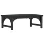 vidaXL Monitorständer Schwarz 37x23x14 cm Holzwerkstoff vidaXL Monitorständer Schwarz 37x23x14 cm Holzwerkstoff