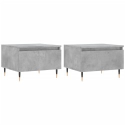 vidaXL Couchtische 2 Stk. Betongrau 50x46x35 cm Holzwerkstoff