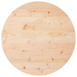 vidaXL Tischplatte Rund Ø60x3 cm Massivholz Kiefer