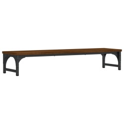 vidaXL Monitorständer Braun Eichen-Optik 85x23x15,5 cm Holzwerkstoff
