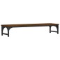 vidaXL Monitorständer Braun Eichen-Optik 85x23x15,5 cm Holzwerkstoff vidaXL Monitorständer Braun Eichen-Optik 85x23x15,5 cm Holzwerkstoff