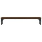 vidaXL Monitorständer Braun Eichen-Optik 85x23x15,5 cm Holzwerkstoff vidaXL Monitorständer Braun Eichen-Optik 85x23x15,5 cm Holzwerkstoff