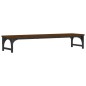 vidaXL Monitorständer Braun Eichen-Optik 85x23x15,5 cm Holzwerkstoff vidaXL Monitorständer Braun Eichen-Optik 85x23x15,5 cm Holzwerkstoff
