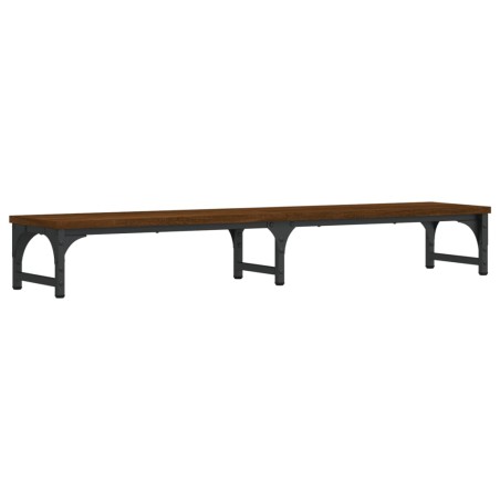 vidaXL Monitorständer Braun Eichen-Optik 105x23x15,5 cm Holzwerkstoff