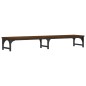vidaXL Monitorständer Braun Eichen-Optik 105x23x15,5 cm Holzwerkstoff vidaXL Monitorständer Braun Eichen-Optik 105x23x15,5 cm Holzwerkstoff