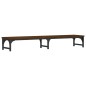vidaXL Monitorständer Braun Eichen-Optik 105x23x15,5 cm Holzwerkstoff vidaXL Monitorständer Braun Eichen-Optik 105x23x15,5 cm Holzwerkstoff