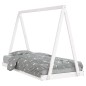 vidaXL Kinderbett Weiß 90x190 cm Massivholz Kiefer vidaXL Kinderbett Weiß 90x190 cm Massivholz Kiefer