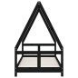 vidaXL Kinderbett Schwarz 80x160 cm Massivholz Kiefer vidaXL Kinderbett Schwarz 80x160 cm Massivholz Kiefer
