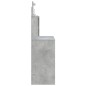 vidaXL Schminktisch mit LED-Leuchten Betongrau 96x40x142 cm vidaXL Schminktisch mit LED-Leuchten Betongrau 96x40x142 cm