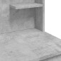 vidaXL Schminktisch mit LED-Leuchten Betongrau 96x40x142 cm vidaXL Schminktisch mit LED-Leuchten Betongrau 96x40x142 cm
