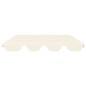vidaXL Ersatzdach für Hollywoodschaukel Creme 188/168x110/145 cm vidaXL Ersatzdach für Hollywoodschaukel Creme 188/168x110/145 cm