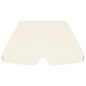 vidaXL Ersatzdach für Hollywoodschaukel Creme 188/168x110/145 cm vidaXL Ersatzdach für Hollywoodschaukel Creme 188/168x110/145 cm