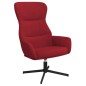 vidaXL Relaxsessel mit Hocker Weinrot Samt vidaXL Relaxsessel mit Hocker Weinrot Samt